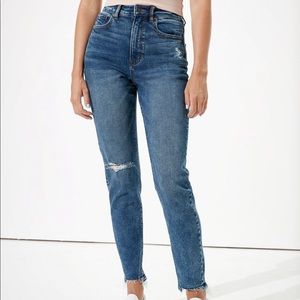 American Eagle highest waist mom jeans